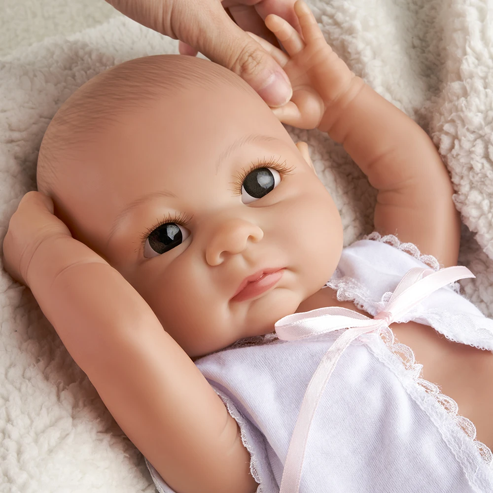 ADFO 20 дюймов Grace полный винил Reborn Baby Doll реалистичные ручной работы милые Bebe