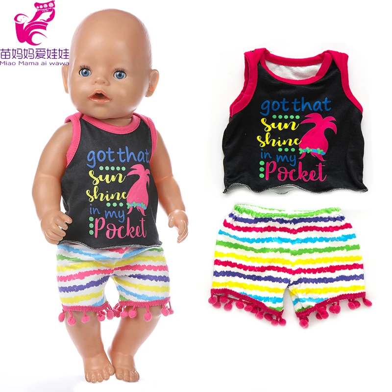 43 см детская кукла одежда для верховой езды babynew born Кукла Одежда 18 дюймов