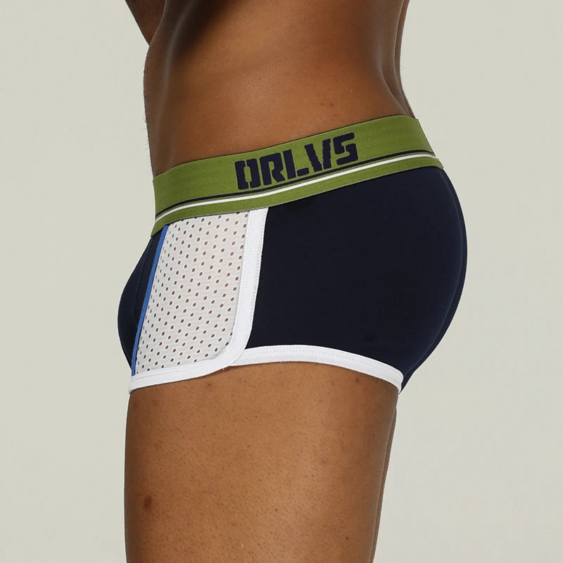 Трусы боксеры мужские ORLVS брендовые дышащие трусы танга нижнее белье для мужчин