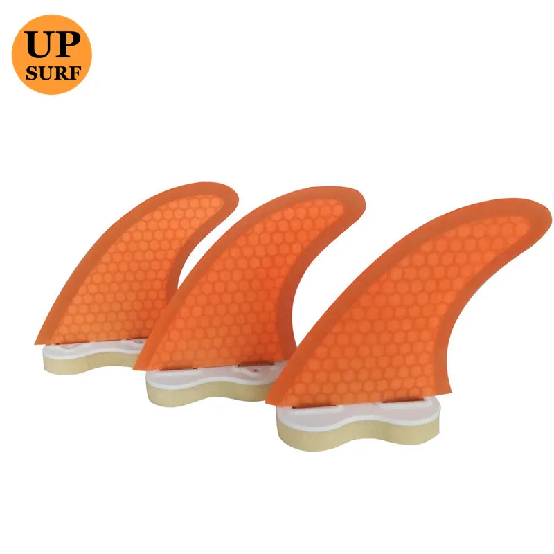 Ласты для серфинга FCS fin GX, G3, G5 FIN orange из стекловолокна сотовые ласты для серфинга