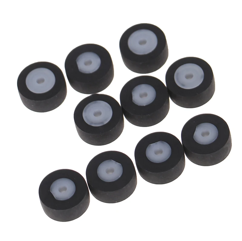 

10pcs Pressure Pinch Roller Card Seat Audio Belt Pulley White Core Axi Tape Recorder Amplifiers Walkman Pulley Wheel