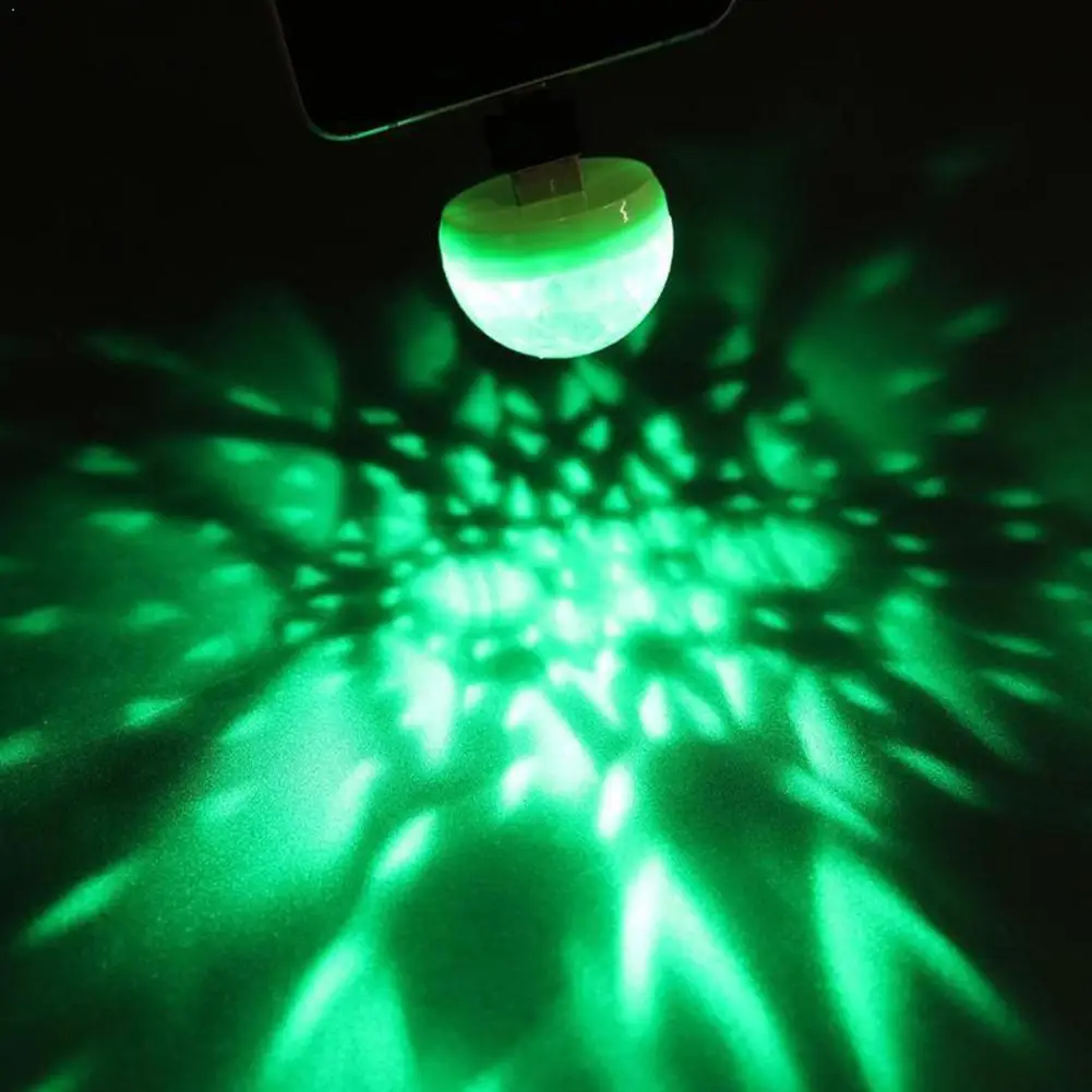 

Миниатюрный светодиодный сценический светильник с USB для дискотеки, портативный светильник для семейвечерние, цветной светильник для бара,...