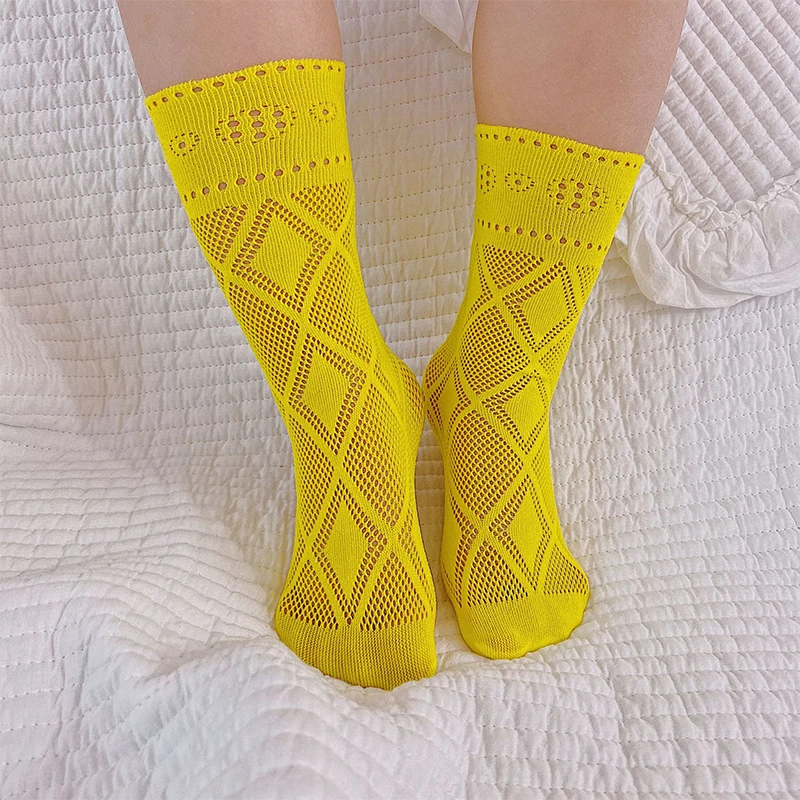 

Kids Nylon Knee High Socks Children Stockings Toddler Girls Summer Cute Mesh Thin Tube White Long Sock Baby Accessories Fashion
