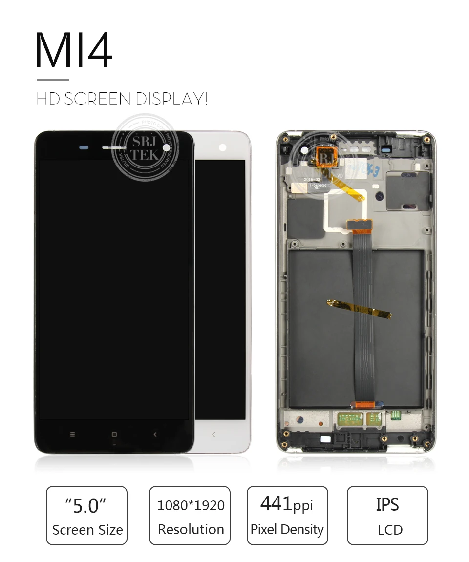 5," дисплей для XIAO mi 4, сенсорный ЖК-экран с рамкой для Xiao mi 4C, ЖК-дисплей mi 4 4C 4i mi 4i, Замена ЖК-дисплея