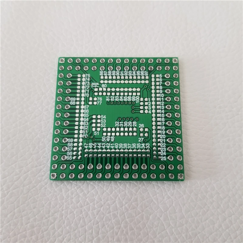 Адаптер QFP/EQFP/TQFP/LQFP100/80 SMT штепсельная карта пустая плата процессора адаптера 0 5 мм