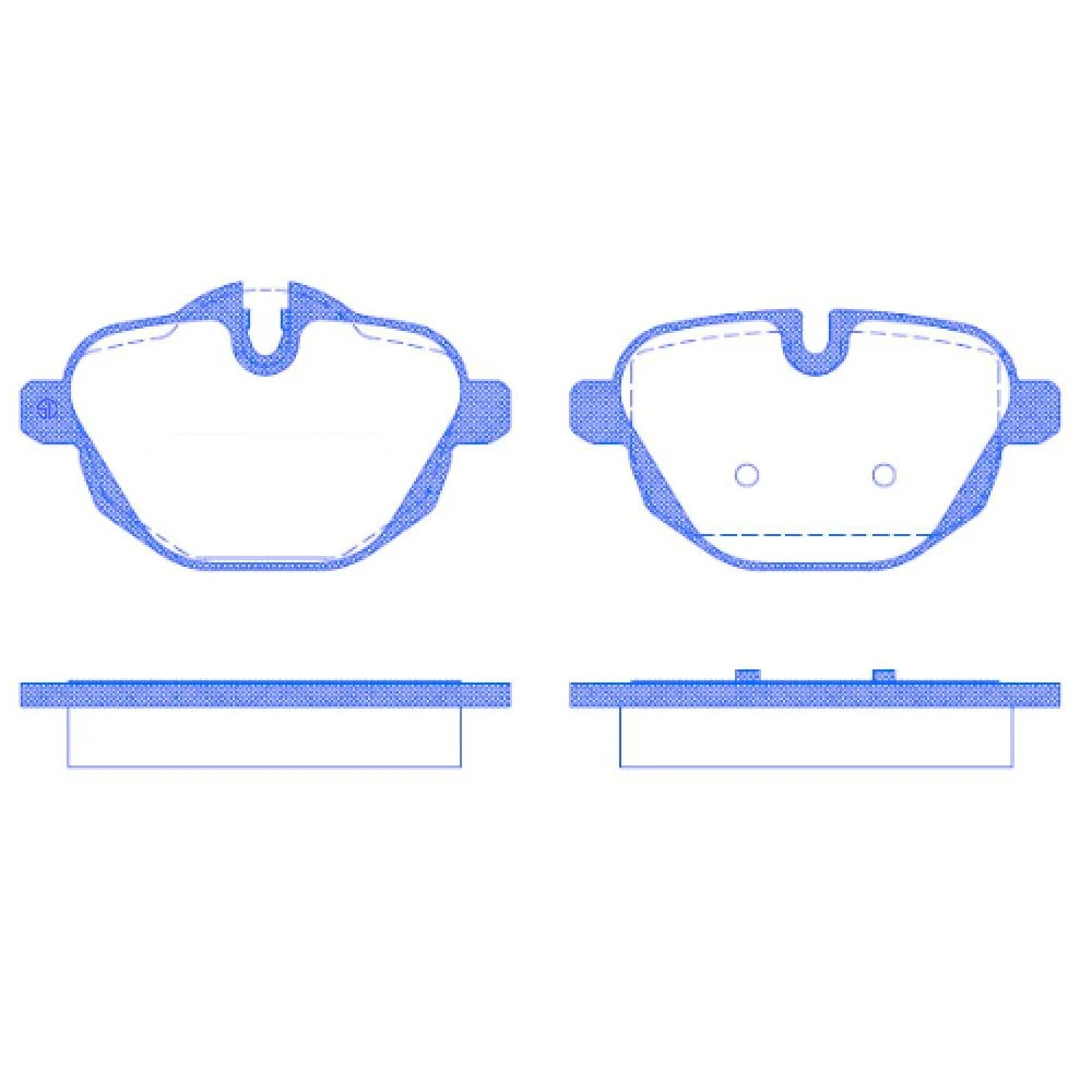 

Ceramics Brake pads for BMW ActiveHybrid 5 2012-2015 car Parts Replacement 34216796741