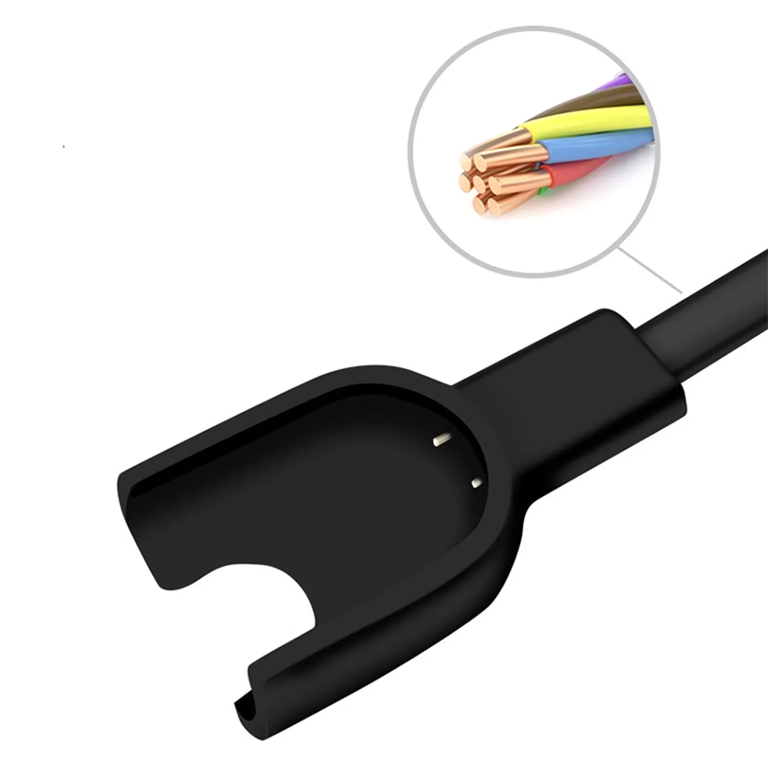 

Gosear 2pcs Portable Replacement USB Charger Charging Cable Cord for Xiaomi Mi Band 3 Miband 3 Mi3 Strap Accessories