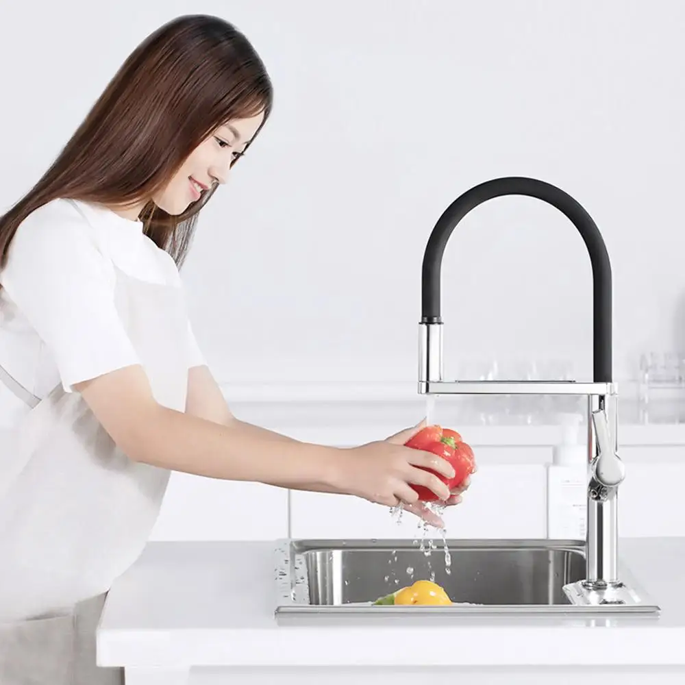Xiaomi Diiib Dabai U-Yue, кухонный интеллектуальный датчик, переключатель, кран, вращающийся на 300 градусов, универсальная трубка, водопроводные кухонные трафареты