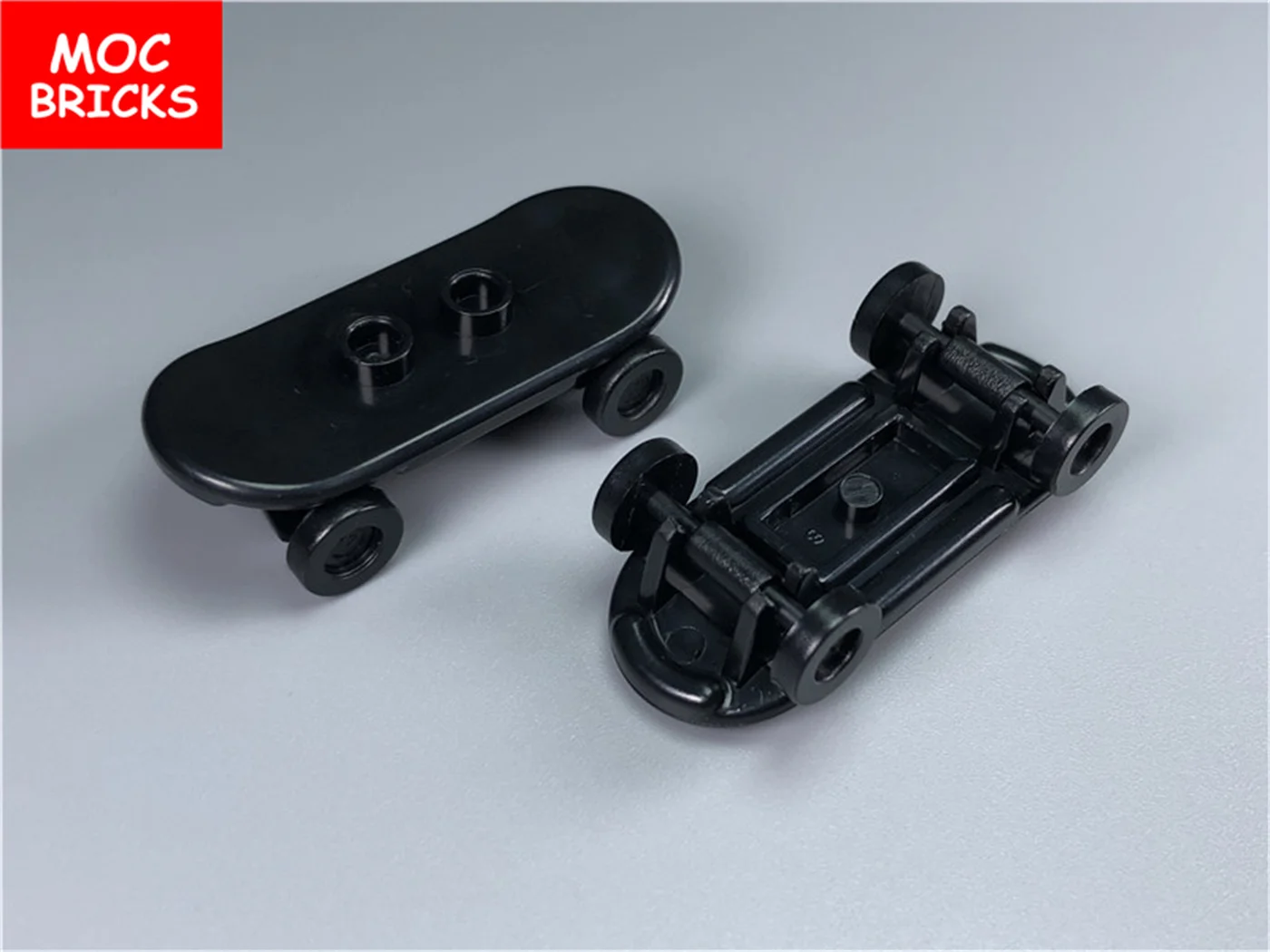 5pcs/lot MOC Bricks Player Skateboard with Trolley Wheel Holders Building Blocks fit 42511&amp2496 Toys gifts | Игрушки и хобби