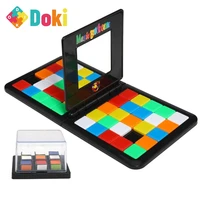 doki iq puzzle cube 3d puzzle race cube board blocks game kids adults education toy parent child double speed game magic cubes