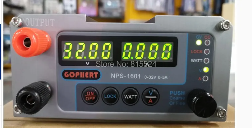 NPS-1601 0-32V 0-5A Регулируемый источник питания постоянного тока постоянного напряжения