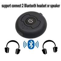 multipoint connection portable bluetooth 5 0 rca aux 3 5mm stereo audio tv transmitter wireless music adapter for two headphones