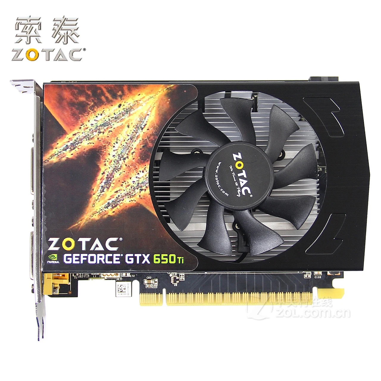 Оригинальная видеокарта ZOTAC GeForce GTX 650 Ti 1GD5 128 бит видеокарты GDDR5 для nVIDIA GTX650 Thunder