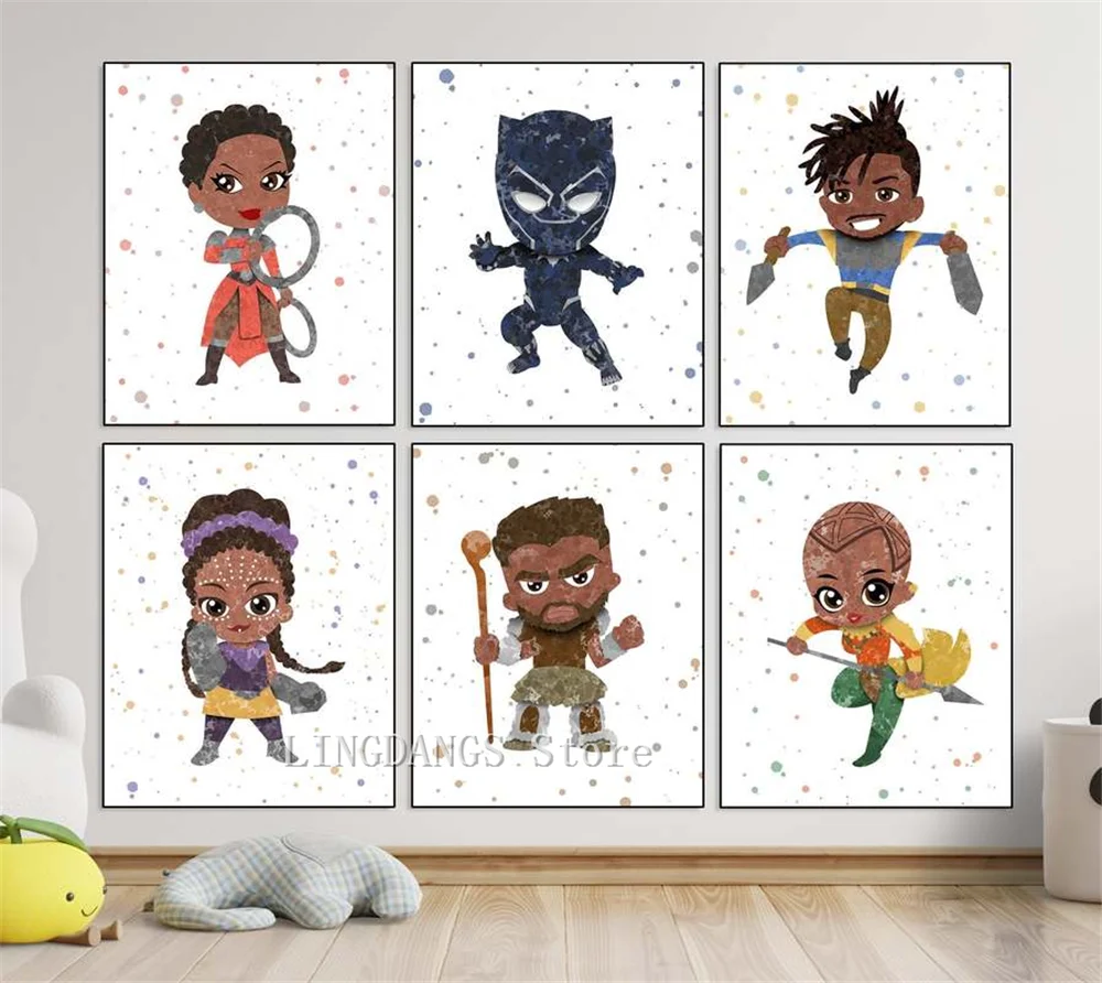 5d алмазная живопись сделай сам Постер Marvel Мстители герой черной Пантеры