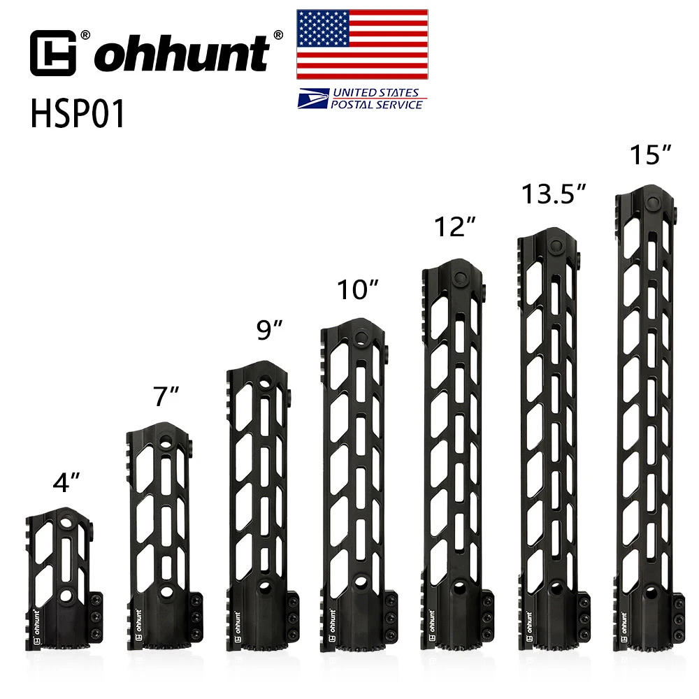 Корабль из США ohhunt 4 &quot7&quot 9 &quot10&quot 12 &quot13 5&quot 15 &quotAR15 свободном M LOK Handguard Пикатинни