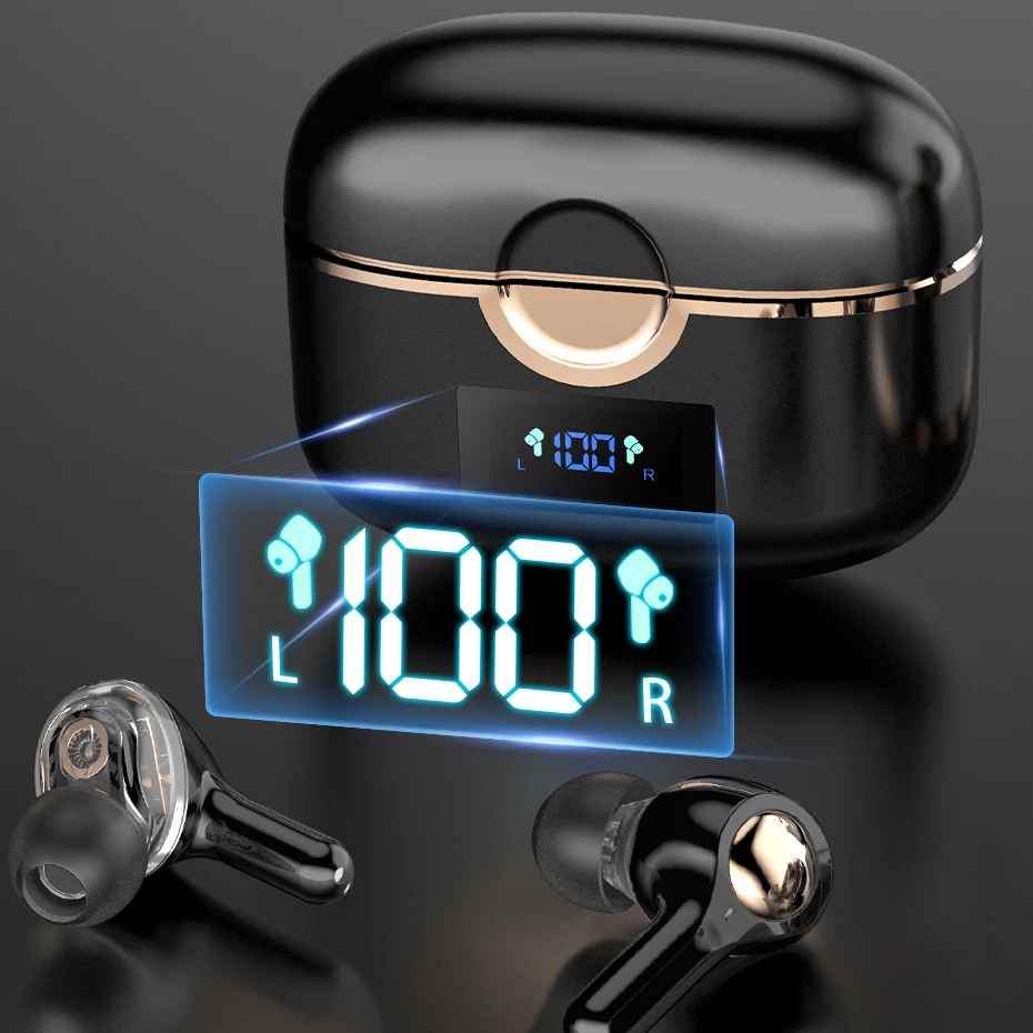 Наушники-вкладыши TWS с 4 микрофона Bluetooth наушники 5 1 In-ear Беспроводной сенсорный