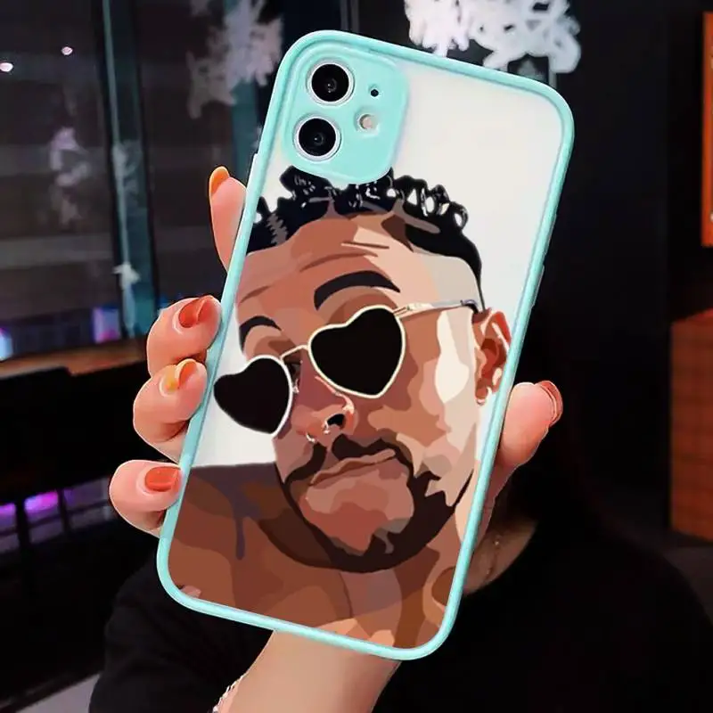 

Yo Perreo Sola Bad Bunny Maluma Phone Cases matte transparent For iphone 7 8 11 12 plus mini x xs xr pro max cover