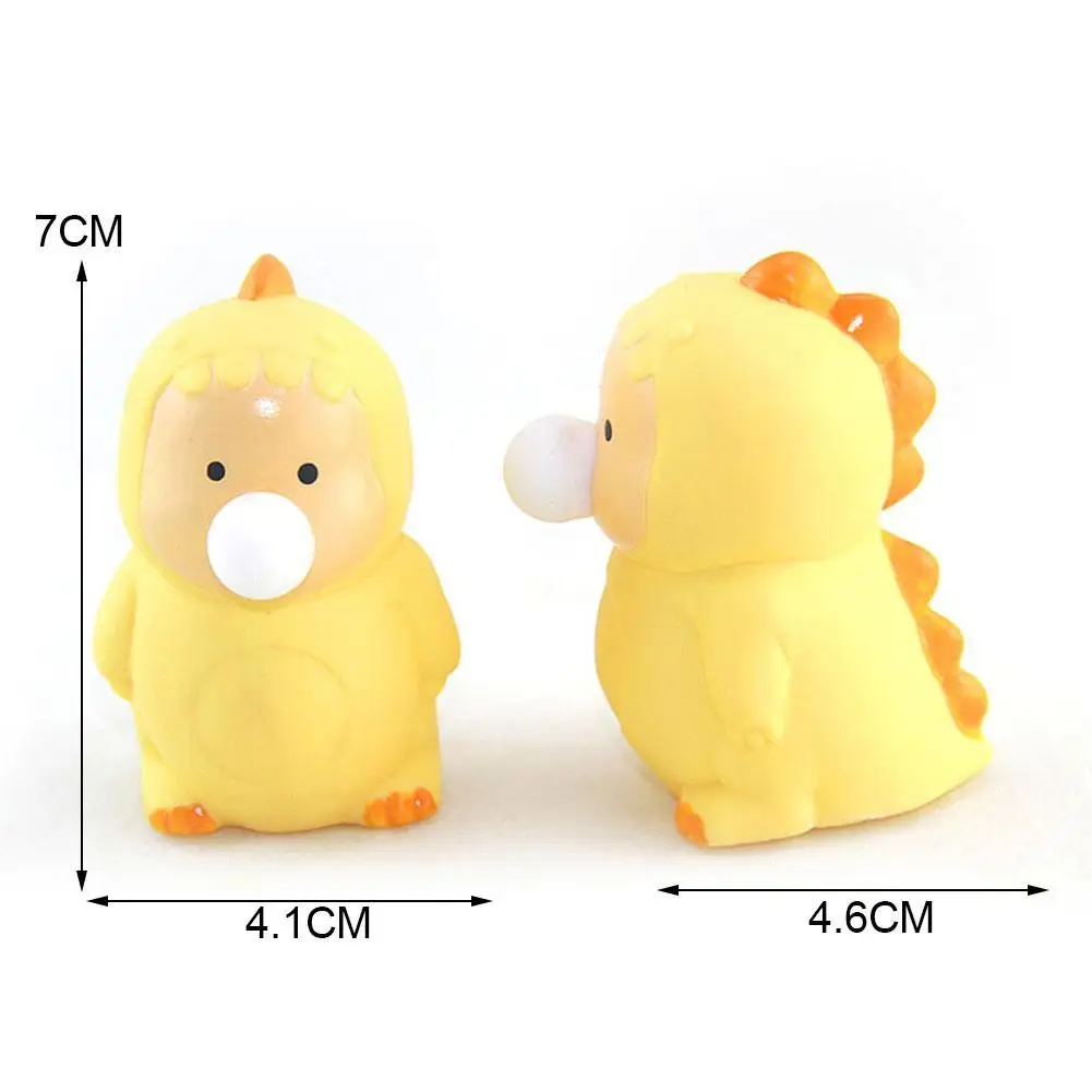 

Strange New Toy Baby Dragon Spit Bubble Pinch Music Squeeze Bubble Bubble Funny Children'S Toy Adult Vent Decompression Toy