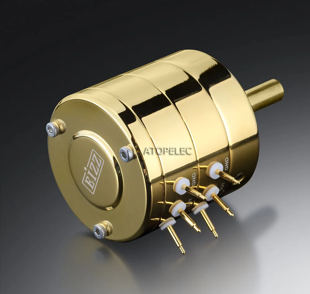 EIZZ Premium Gold 24 Steps Attenuator Dual-Unit Stereo Volume Potentiometer Plated Copper Pin ARMS Resistor 100K/250K | Обустройство