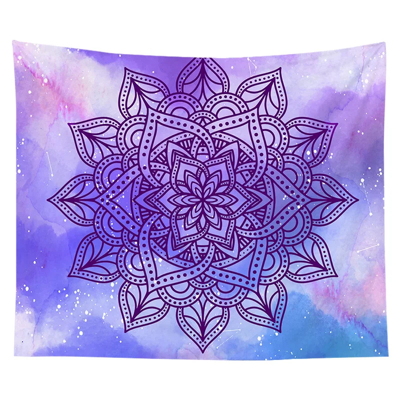 

Mandala Color Series Tapestry Customized Dormitory Hanging Cloth Background Fabric Room Bedside Decorative Home