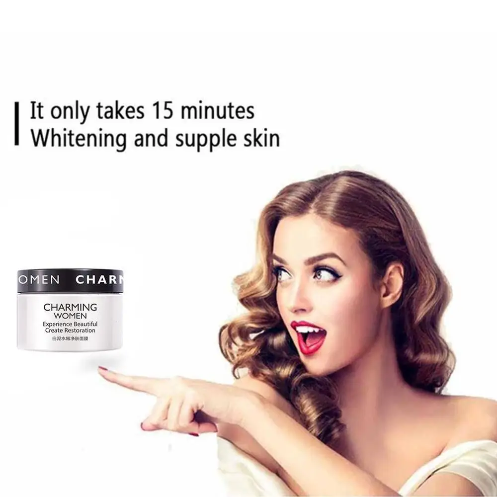 120 г канадская Ледниковая грязевая детоксицирующая маска белая глина для