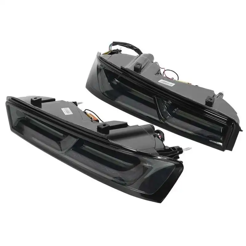 VLAND полный светодиодный динамический задние фонари дымчатые линзы для Chevrolet Camaro