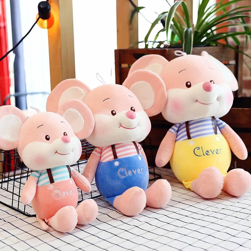 35 см Милая умная маленькая мышь плюшевые игрушки животные мягкие куклы подарки