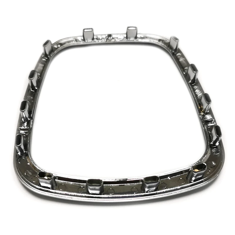 

ABS chrome steering wheel trim cover emblem ring badge frame sticker accessories for Audi A3 S3 8P A4 B6 B7 B8 A5 A6 C6 Q5 Q7