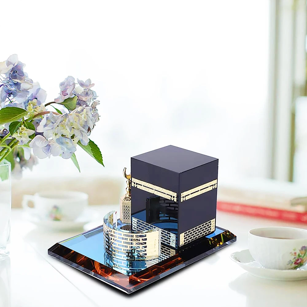 Мусульманская позолоченная модель Кааба из трех частей мусульманские