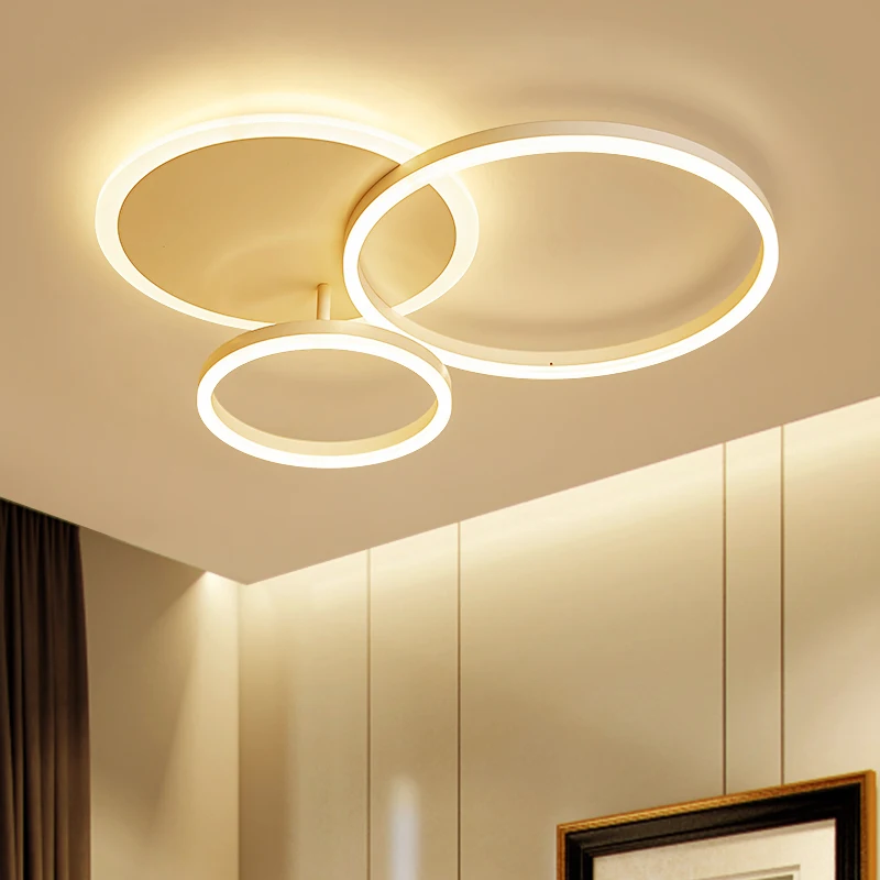 Современный дизайнерский светодиодный потолочный светильник акриловое белое