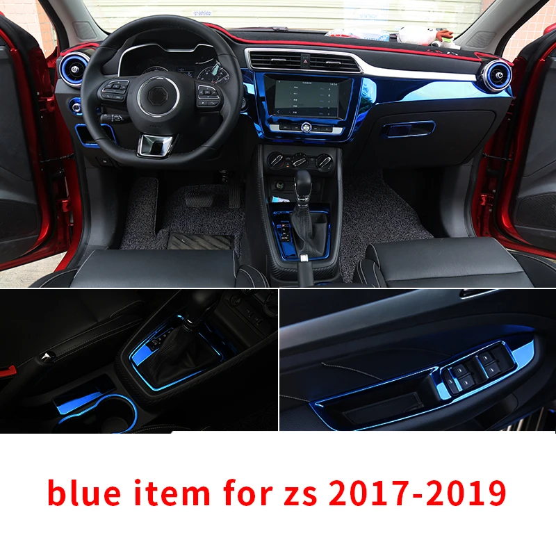 Синие элементы для MG ZS 2017 2019 оконный регулятор переключатель панель переключения