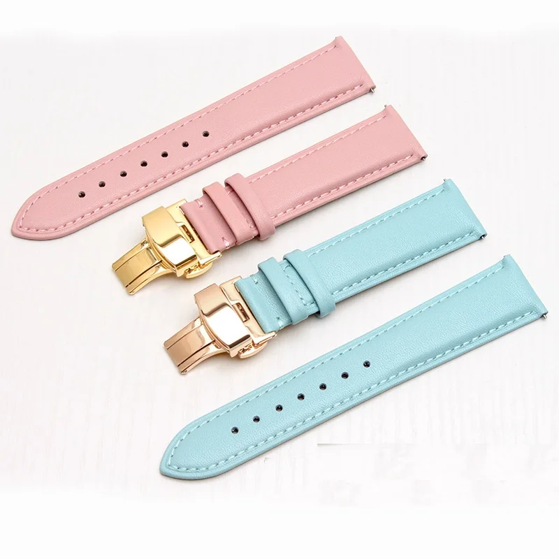 Genuine Leather Strap For Garmin Vivoactive 3 4 Venu Bracelet Replace For vivomove HR/Forerunner 645 245 Wristband