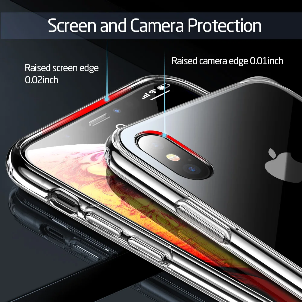 ESR чехол из закаленного стекла для iPhone 11 Pro X XR XS Max противоударный защитный чехол зеркальный чехол для Apple iPhone айфон 11