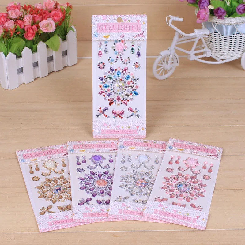 1 лист акриловых бусин стикер бабочка цветок ЛЮБОВЬ Смешанные цвета Стразы для