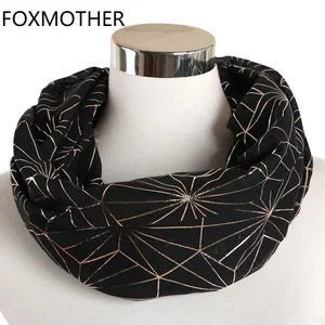 FOXMOTHER Новинка Фиолетовый Кофе Фольга золото веб-мусульманский хиджаб пашмин шарф блеск шаль-кольцо петли шарфы для женщин на молнии Wrong extraction Mujer платки Femme