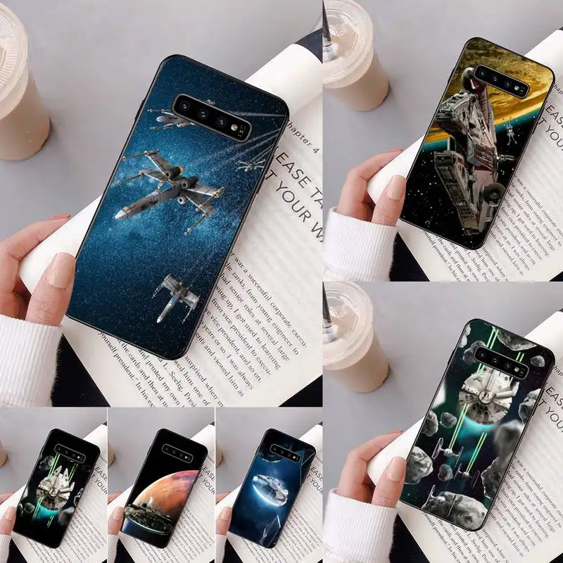 

Star space ship laser Wars Phone Case For Samsung Galaxy A50 A30 A71 A40 S10E A60 A50s A30s Note 8 9 S10 Plus S10 S20 S8