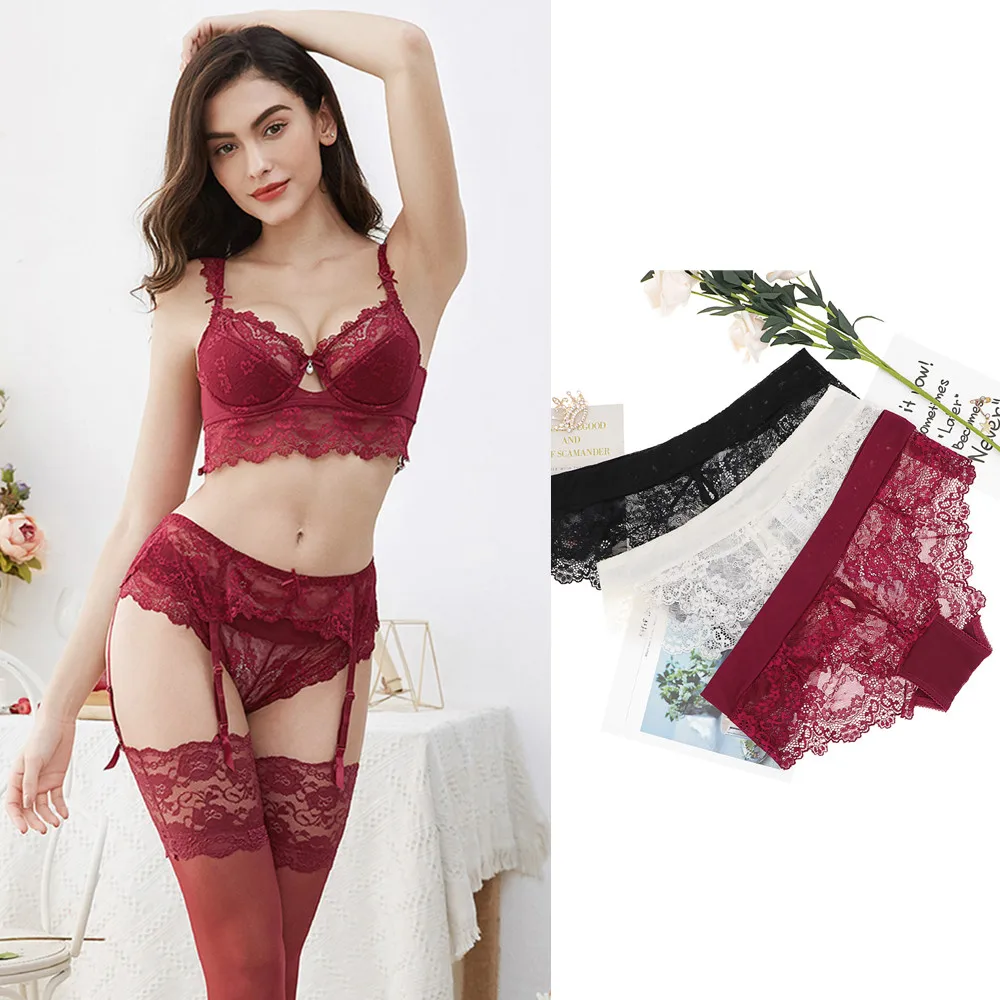 CYHWR женское сексуальное кружевное нижнее белье с цветами бесшовные хлопковые