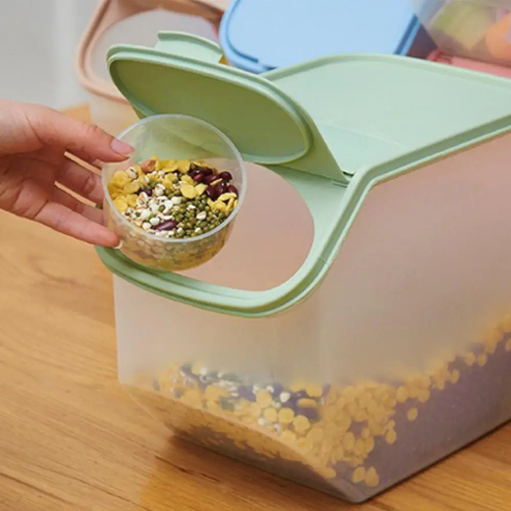 1 шт. Кухня риса коробка для хранения фруктов ведро Крупы сухой Еда контейнер