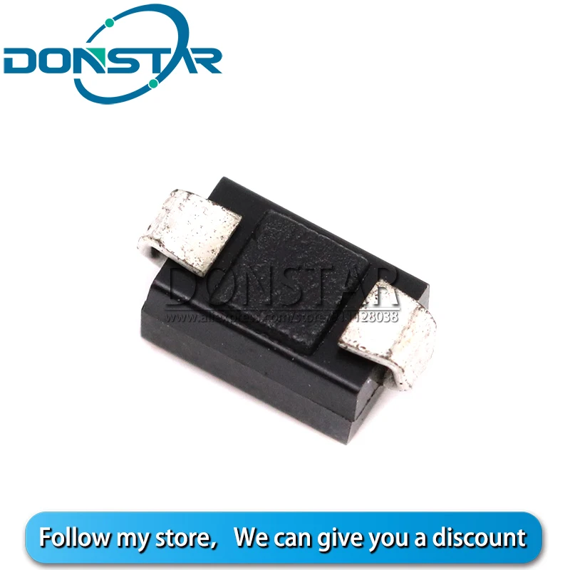 100 шт выпрямительный диод RS2M DO-214 FR207 DO-214AC SMA SMD | Электронные компоненты и
