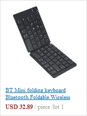 A0538-1 портативная мини складная клавиатура, Traval Bluetooth Складная Беспроводная клавиатура для iphone, Android телефона, планшета, ipad, ПК