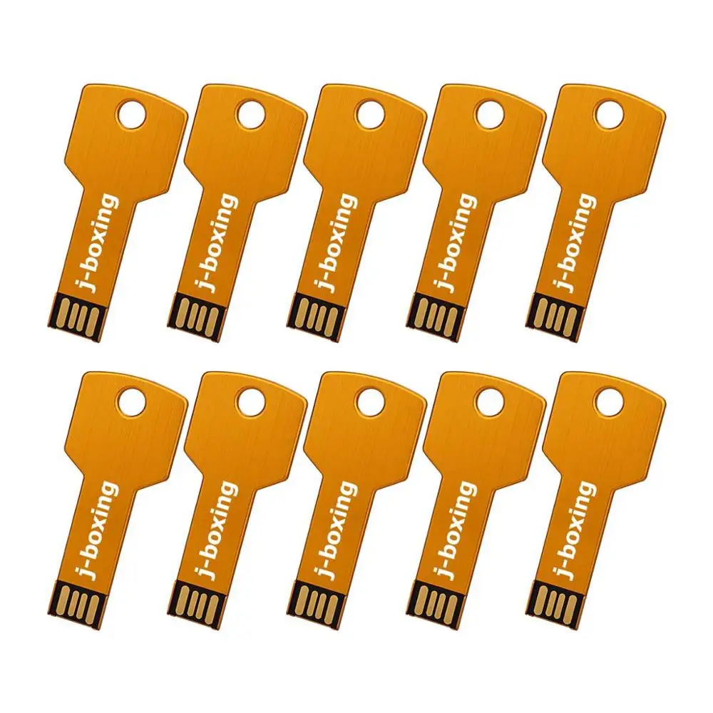 USB флеш накопители J boxing в форме ключа 10 флэш накопитель для ПК Mac 1 ГБ 2 4 8 16 32 ГБ|USB