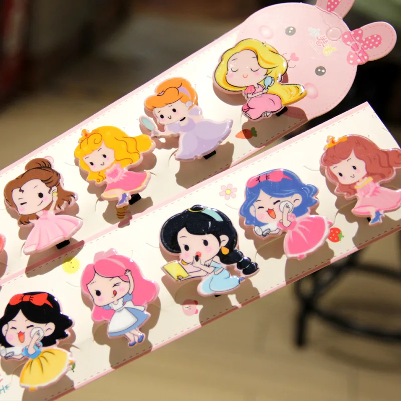 Disney для девочек повязка на голову одежда сна с изображением принцесс шпильки