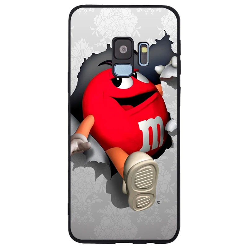 Милый M& M'S Chocolate Candy Чехол Мягкий Силиконовый ТПУ черный чехол для телефона samsung Galaxy Note 8 9 S6 S7 EDGE S8 S9 S10 Plus - Цвет: H19072310-07.jpg