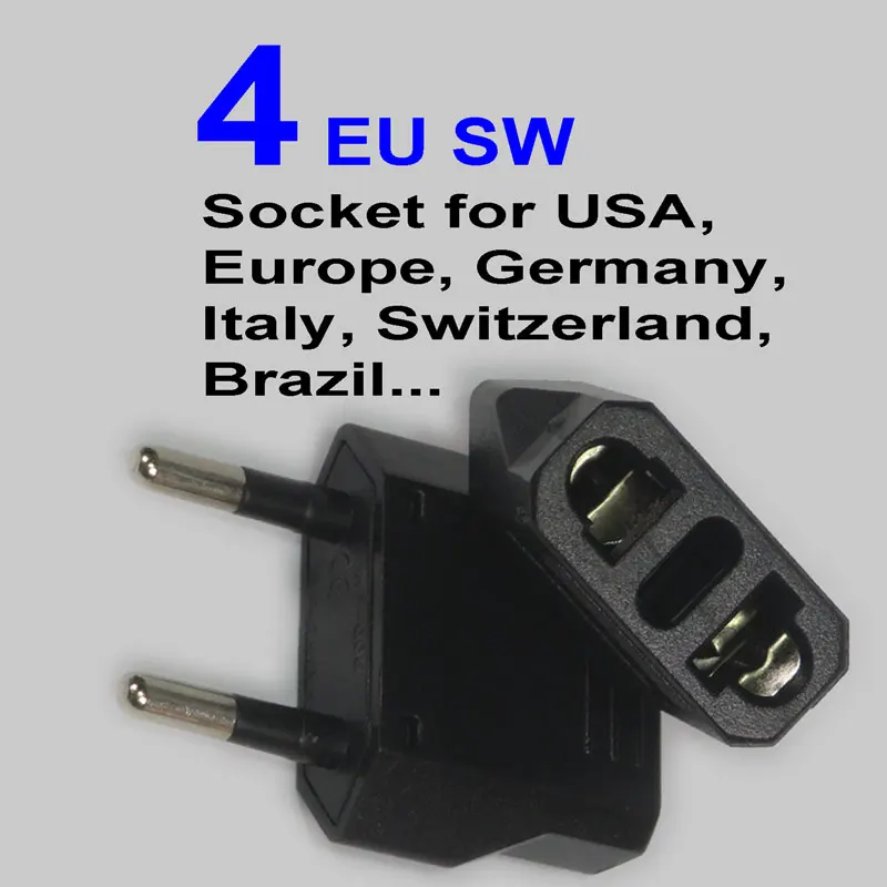 Дорожная розетка переходник европейская Германия преобразует США Китай