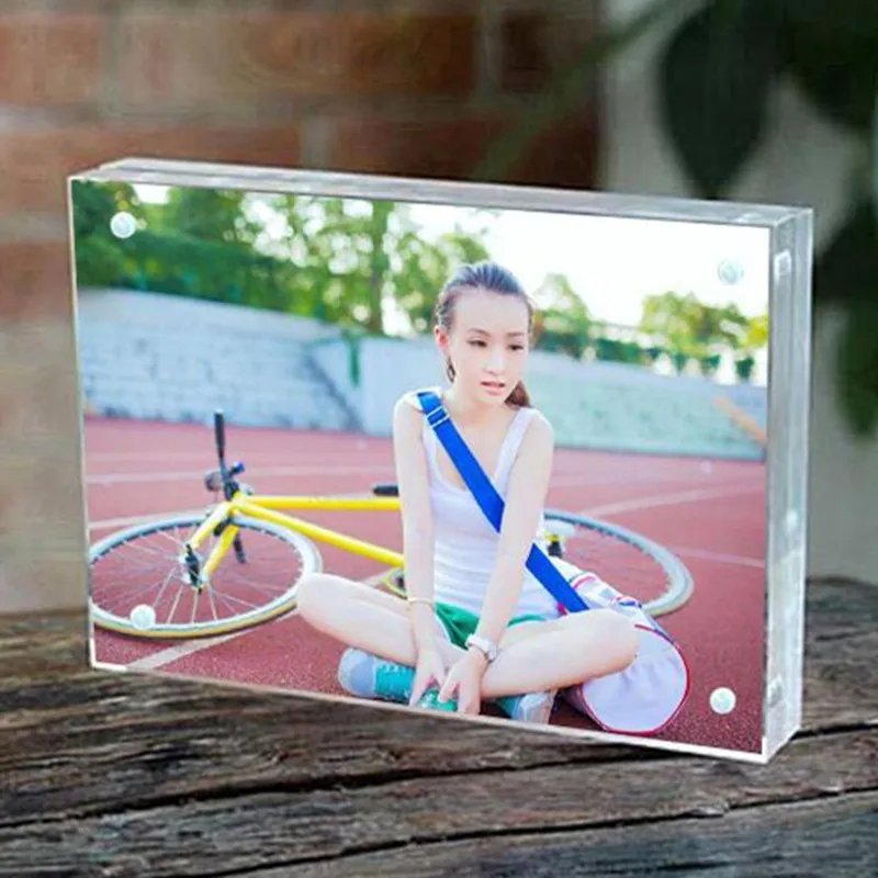 

3.5'' 82x56mm Picture Frame Cadre Photo frames For Pictures Acrylic Photo Frame Creative Mini Marco Foto Porta Retrato HomeDecor