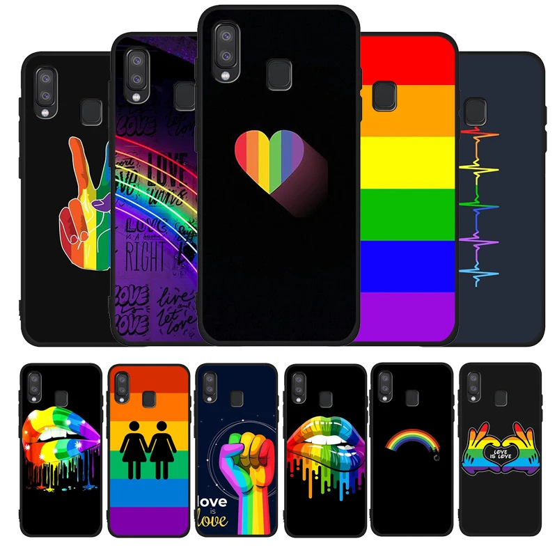 Геи лесбиянки Радужный Флаг ЛГБТ художественный чехол для задней панели