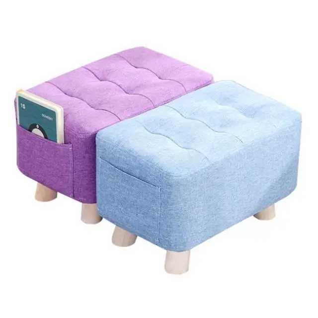 Ткань дома менять обувь стул журнальный столик для гостиной модные креативные