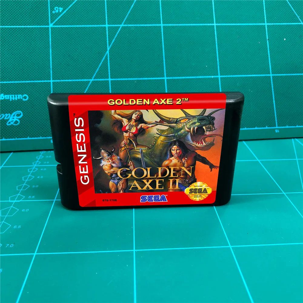 Игровой картридж Golden Axe II 16 бит для консоли MegaDrive Genesis | Электроника