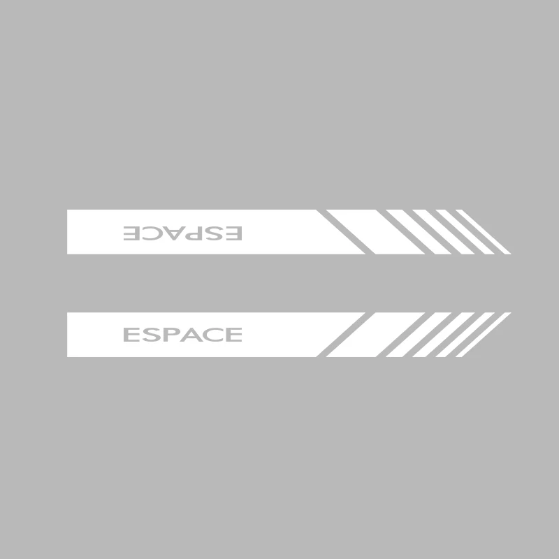 

2PCS Car Rearview Mirror Cover Stickers For Renault Espace Waterproof Auto Car Racing Strips Sticker
