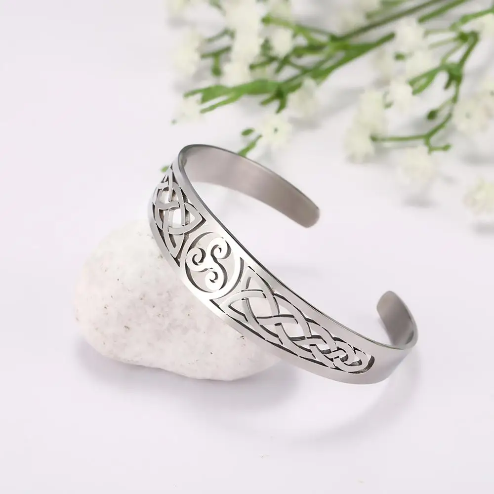 Браслет манжета из нержавеющей стали Eueavan 5 шт. Магнитный для мужчин и